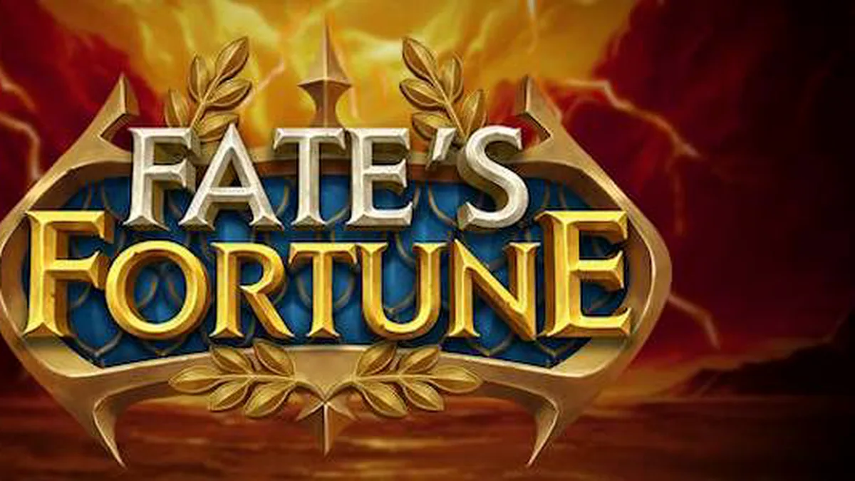 Tampilan visual slot Fate’s Fortune dengan tema mitologi dewa